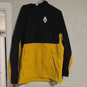 Dutch Bros Black and Yellow Lightweight Jacket